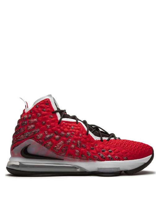 Nike James, Lebron Lebron 17 - Basketball Shoes in University Red,Black ...