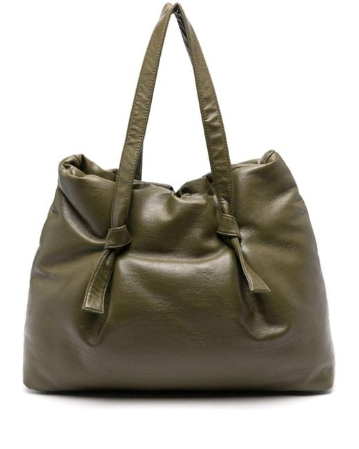 Essentiel Antwerp Green Fulti Padded Tote Bag