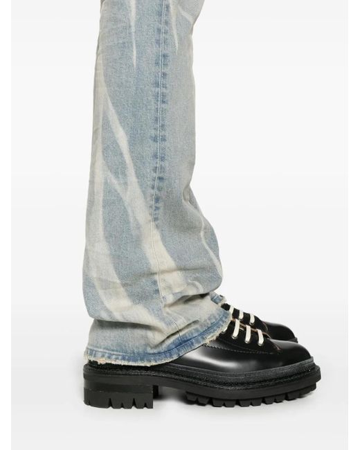 Purple Brand Blue Flared Jeans for men
