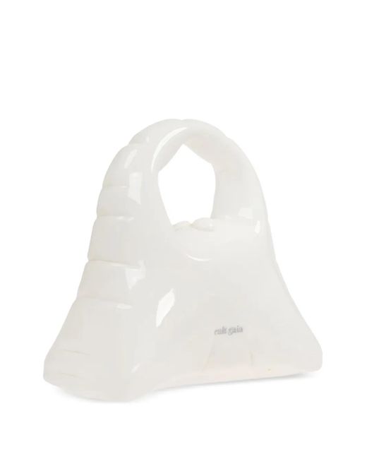 Cult Gaia White Inara Tote Bag