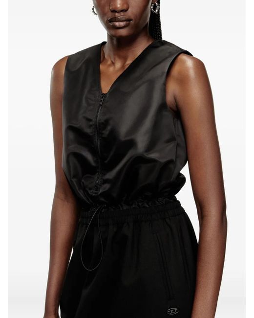 Vestido midi D-Ruid-R2 DIESEL de color Black