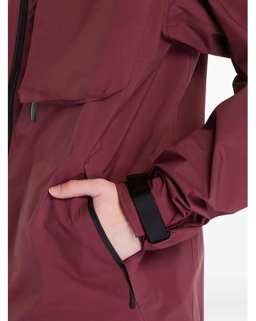 POUTNIK BY TILAK Purple Caw Flap-Pocket Jacket