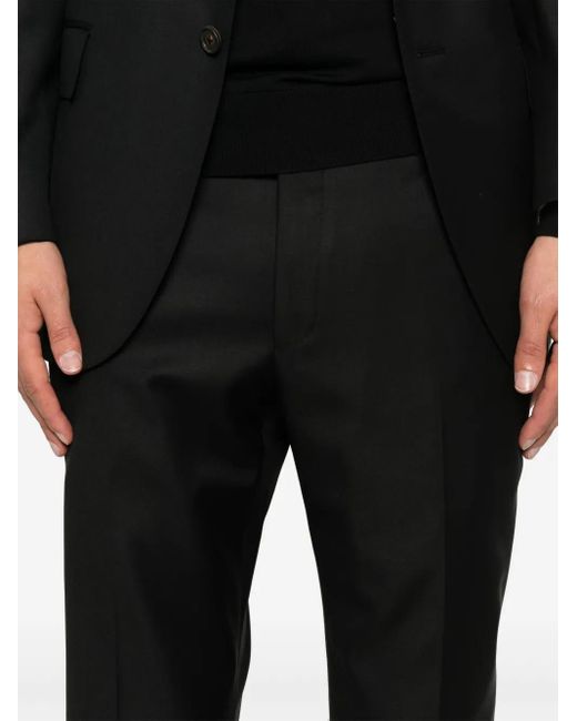 メンズ Corneliani Virgin-wool Single-breasted Suit Black