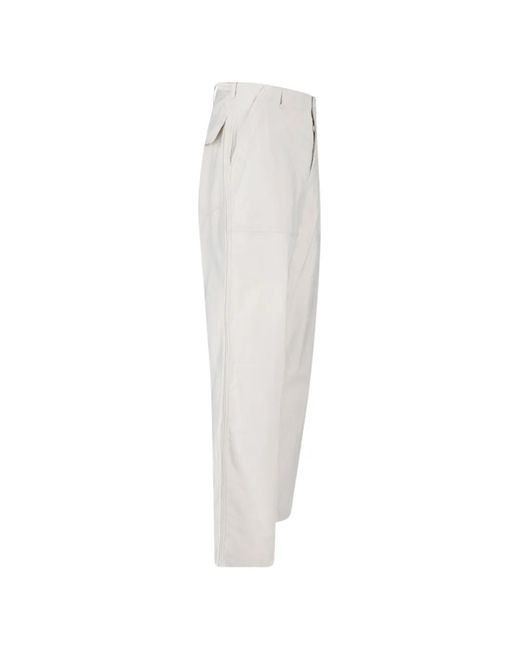 Kaptain Sunshine White Baker Trousers for men