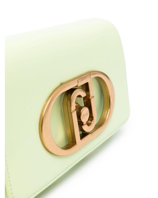 Liu Jo Green Schultertasche mit Logo-Schild