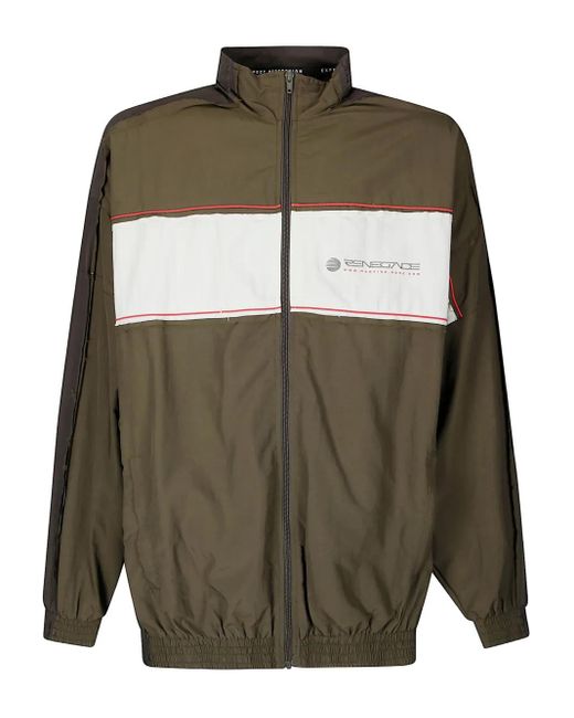 Martine Rose Green Layered Track Jacket for men