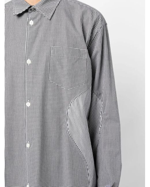 Undercover Overhemd Met Gemixte Print in het Gray voor heren