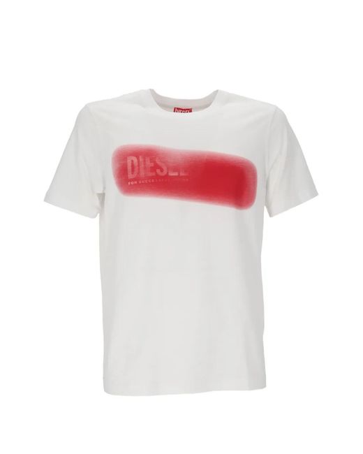 DIESEL White T-Adjust-Aa5 T-Shirt for men