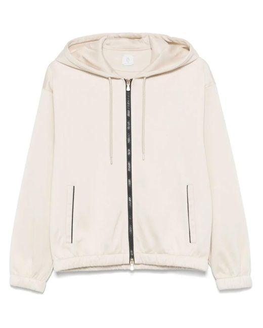 Eleventy ジップアップ パーカー Natural