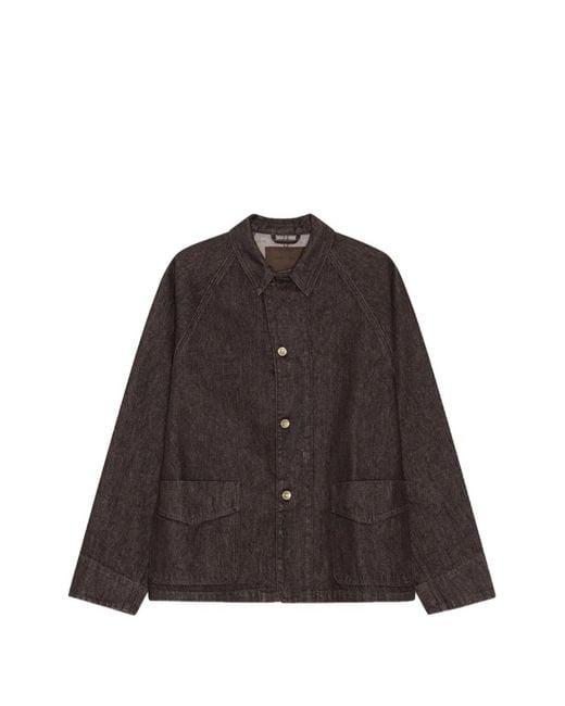 NN07 Brown Aiko Denim Jacket for men