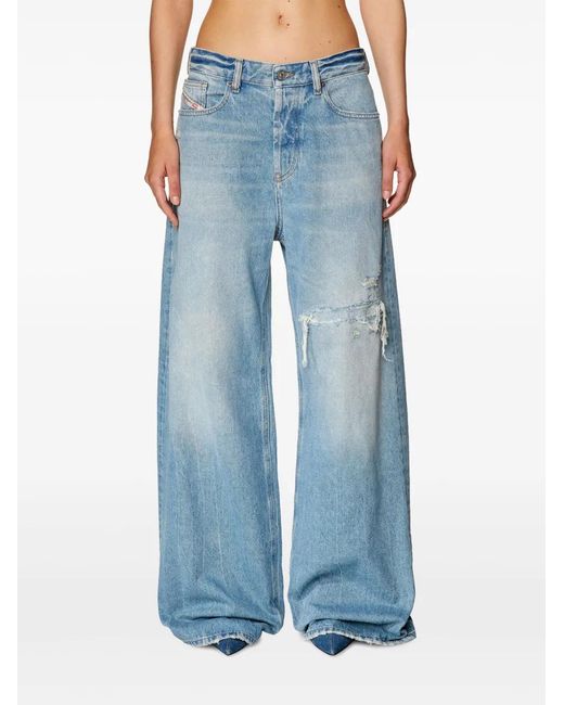 DIESEL Blue 1996 D-Sire 09E25 Straight-Leg Jeans