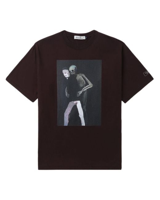 T-shirt x Helen Verhoeven di Undercover in Black da Uomo