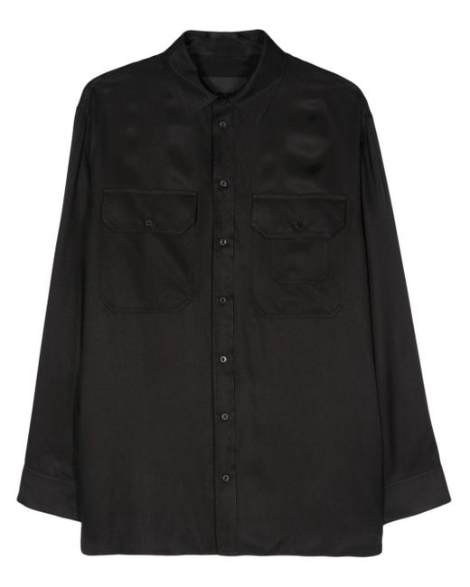 Neil Barrett Black Patch-pocket Shirt for men