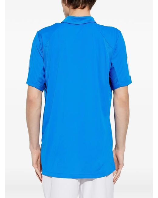 Adidas Blue Club 3-Stripes Tennis Polo Shirt for men