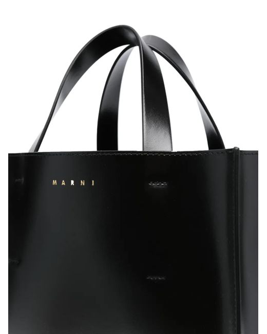 Marni Black Small Museo Tote Bag