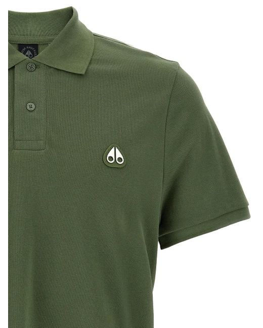 メンズ Moose Knuckles Everett ポロシャツ Green