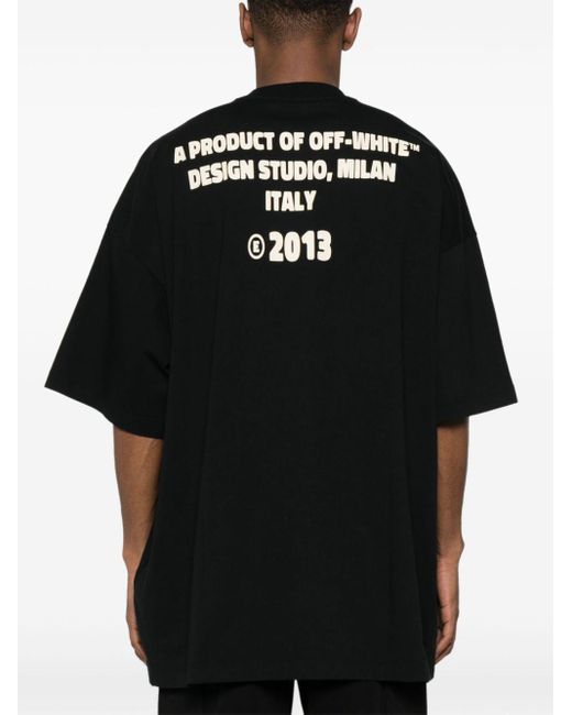 Off-White c/o Virgil Abloh T-Shirt mit Logo-Print in Black für Herren