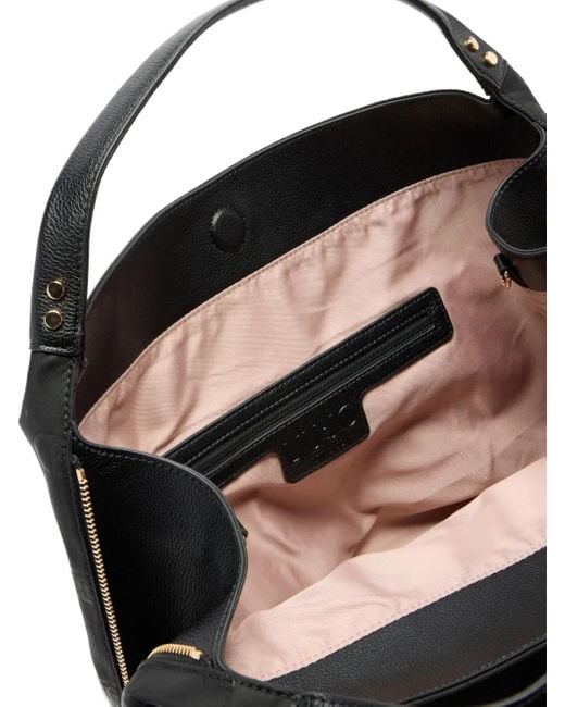 Liu Jo Black Large Nylon Hobo Bag