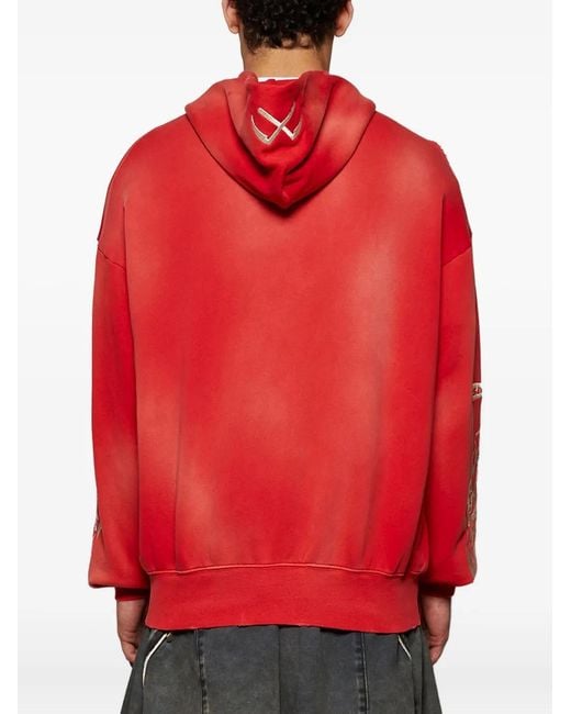 Warren Lotas Red Serenity Reaper Hoodie for men