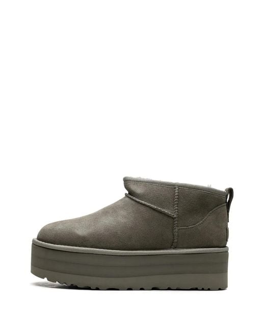 Ugg Green Classic Ultra Mini "Moss" Boots