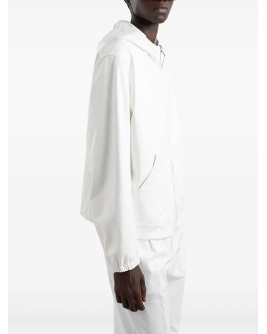 メンズ Dolce & Gabbana フーデッド ジャケット White