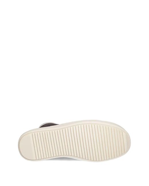 Rick Owens Brown Lace-Up Zip Sneakers for men