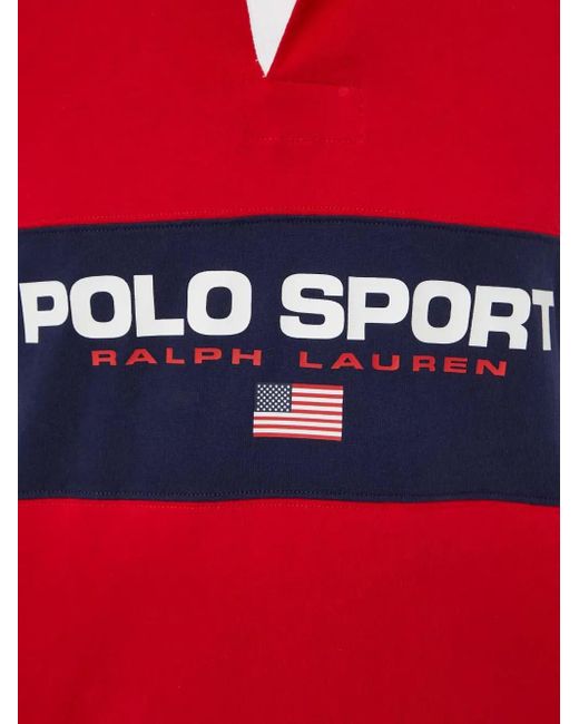 Polo Ralph Lauren Long-Sleeves Polo Shirt in Red for Men | Lyst UK