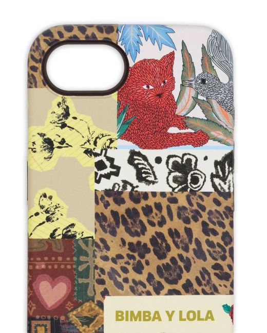 Bimba Y Lola White Iphone 16E Patchwork Phone Case