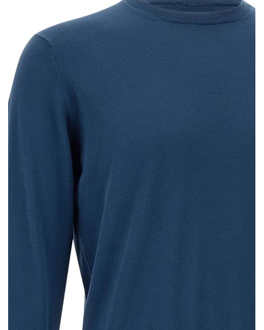 FILIPPO DE LAURENTIIS Blue Sea Island Sweater for men