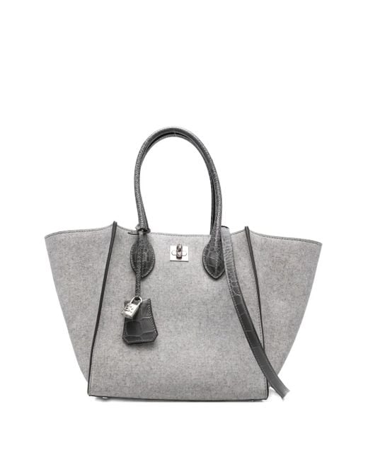 Ermanno Scervino Gray Medium 'Maggie' Tote Bag