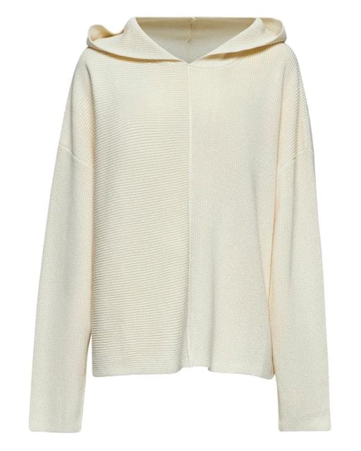 Studio Nicholson リブニット パーカー Natural