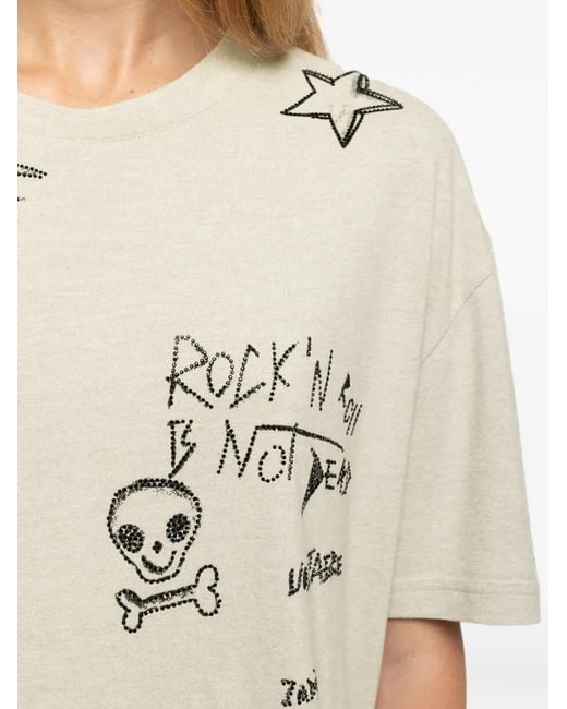 Zadig & Voltaire White Taida T-Shirt