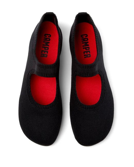 Camper Black Right Nina Ballet Flats