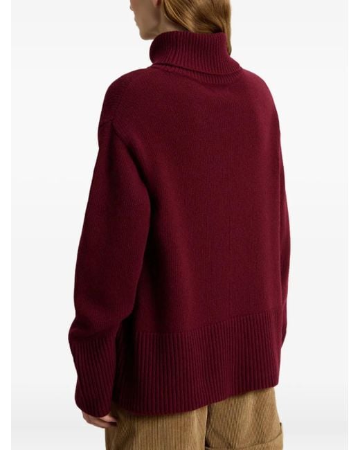 Jersey con cuello alto Woolrich de color Red
