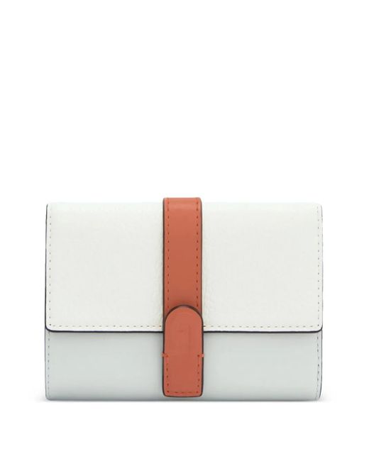 Portafoglio Con Logo Goffrato di Furla in White