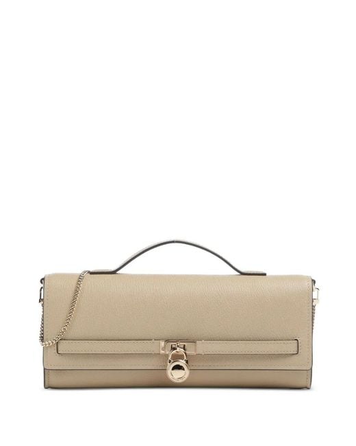 Michael Kors Natural Hamilton Moderne Medium Leather Convertible Clutch
