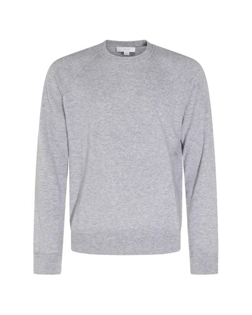 Malo Gray Silvio Cashmere Raglan-Sleeve Sweater for men