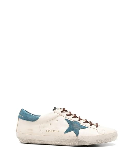Golden Goose Deluxe Brand White Super-Star Trainers for men