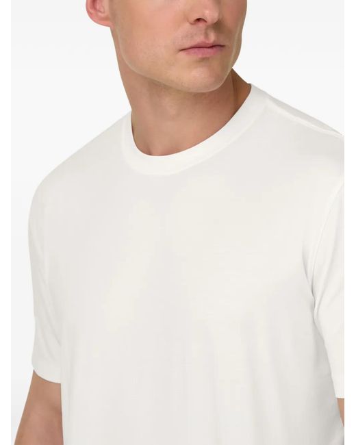 T-Shirt À Col Rond Boggi pour homme en coloris White