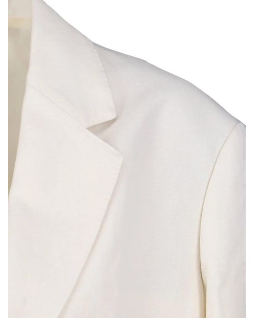 Auralee Blazer Met Knopen in het White
