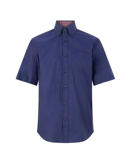 Paul & Shark Blue Short-Sleeve Shirt for men