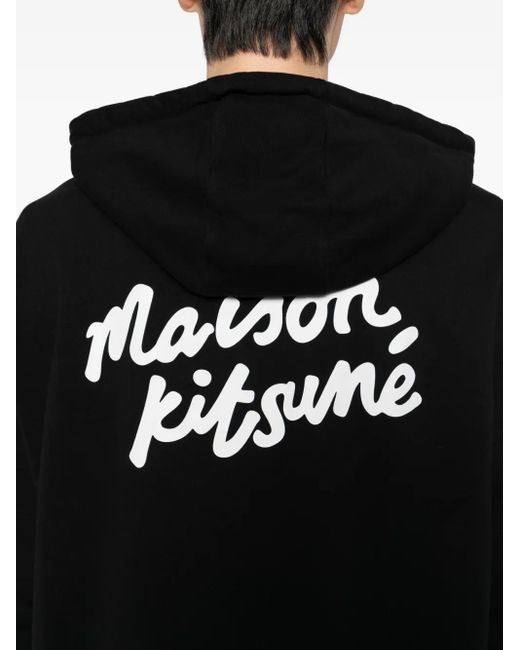 メンズ Maison Kitsuné Handwriting パーカー Black