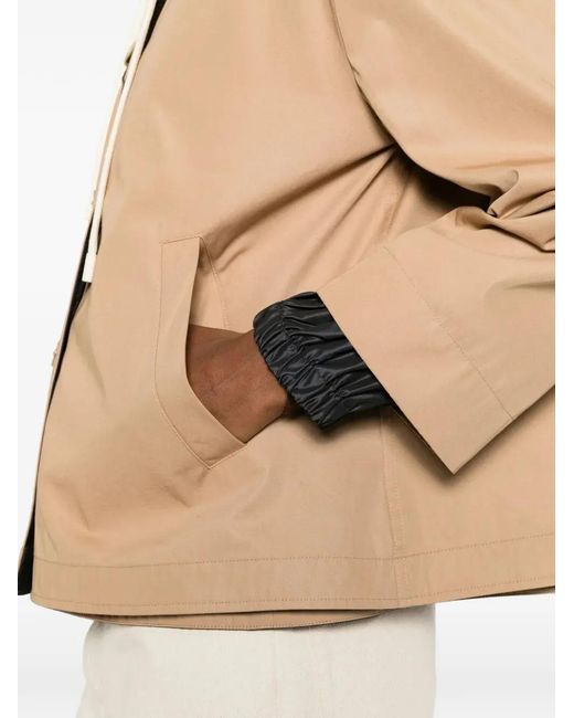 Herno Natural Reversible Gabardine Parka Coat
