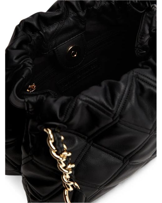 Tommy Hilfiger Black Sac Cabas À Design Matelassé