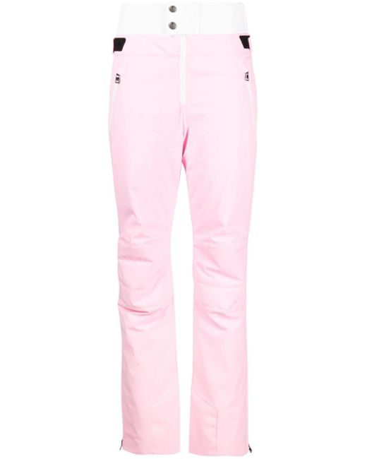 Pantalon de ski droit Maren à taille haute Bogner en coloris Pink