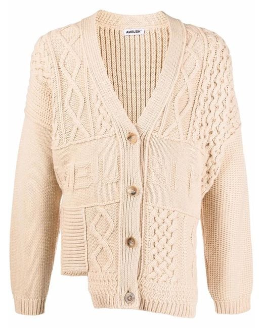 Ambush Vest Met Logodetail in het Natural