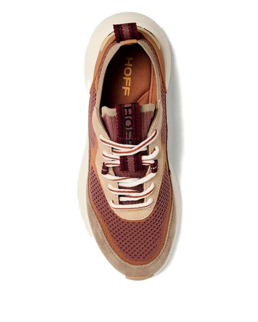 HOFF Brown Panelled Sneakers