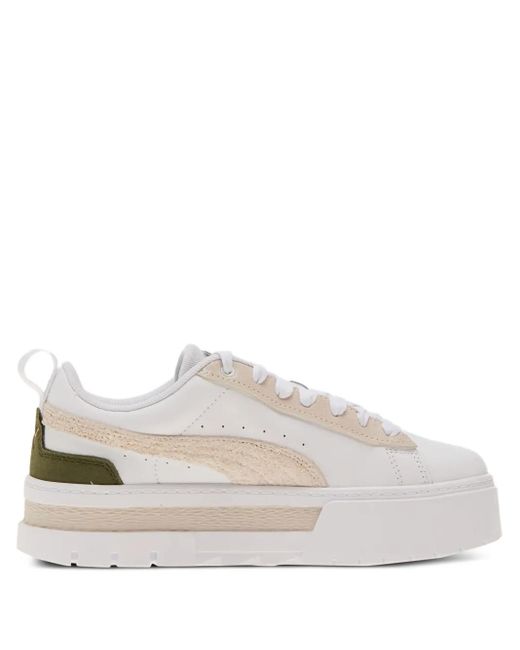 PUMA White Platform Sneakers