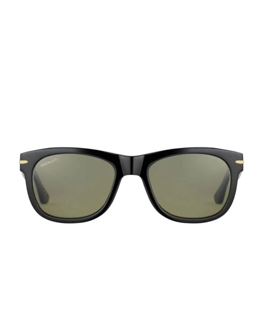 メンズ Serengeti eyewear Foyt サングラス Black