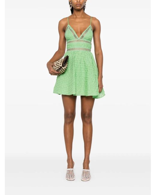 Charo Ruiz Lavene Mini Dress in Green | Lyst